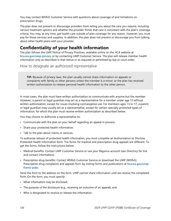 UMP Consumer-Directed Health Plan (CDHP) COC (2024) - Page 137