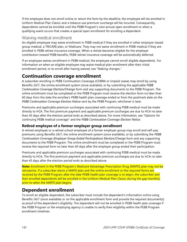 UMP Consumer-Directed Health Plan (CDHP) COC (2024) - Page 143