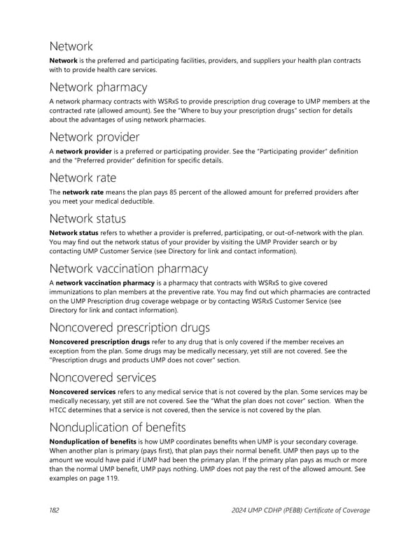 UMP Consumer-Directed Health Plan (CDHP) COC (2024) - Page 183