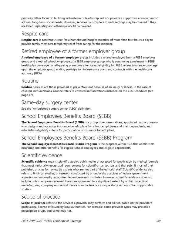 UMP Consumer-Directed Health Plan (CDHP) COC (2024) - Page 190