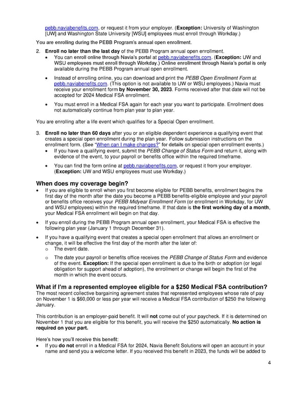 Medical FSA Enrollment Guide - Page 4