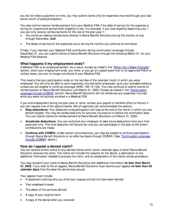 Medical FSA Enrollment Guide - Page 13