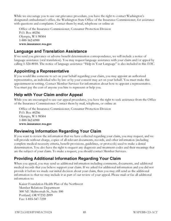 Kaiser Permanente NW CDHP EOC (2024) - Page 92