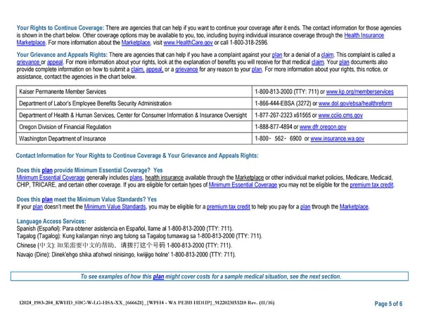 Kaiser Permanente NW CDHP SBC (2024) - Page 5