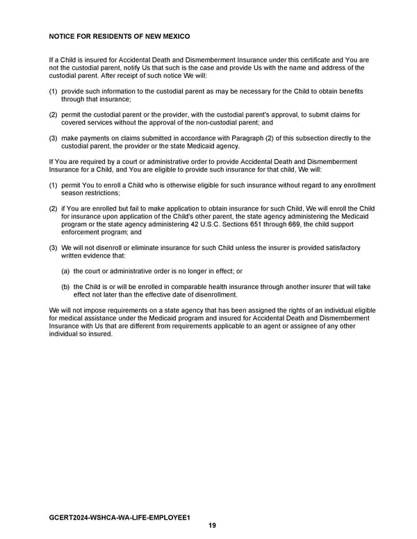 Certificate of Coverage - Page 21