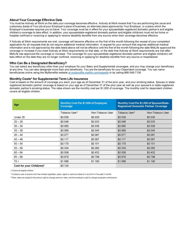 Plan summary - Page 3