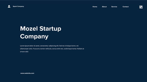 Startup Landing Page Powerpoint Template - Powerpoint, Google Slides - Page 1