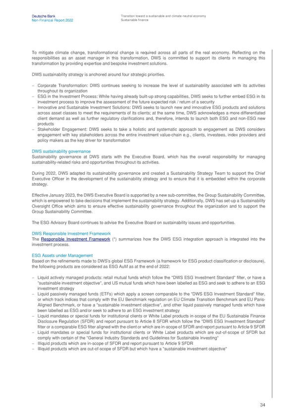 Deutsche Bank Non Financial Report  - Page 35