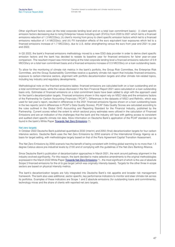 Deutsche Bank Non Financial Report  - Page 48