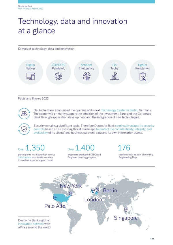 Deutsche Bank Non Financial Report  - Page 102