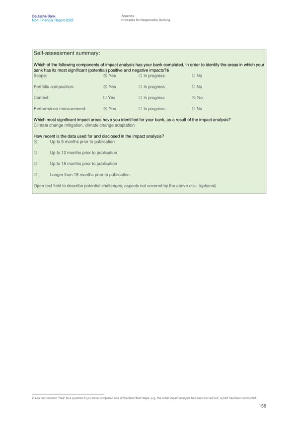 Deutsche Bank Non Financial Report  - Page 159