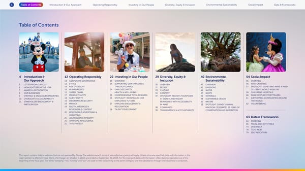 Disney 2023 Sustainability & Social Impact Report - Page 3