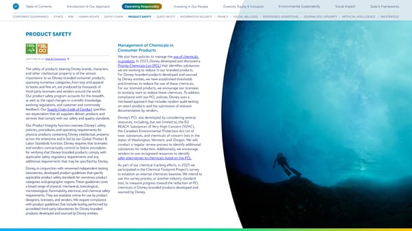 Disney 2023 Sustainability & Social Impact Report - Page 17