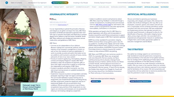 Disney 2023 Sustainability & Social Impact Report - Page 21