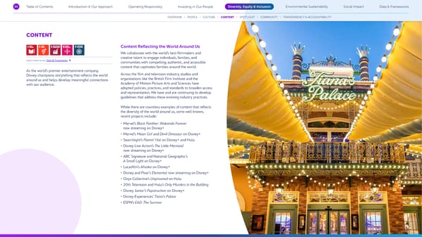 Disney 2023 Sustainability & Social Impact Report - Page 34