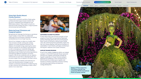 Disney 2023 Sustainability & Social Impact Report - Page 45