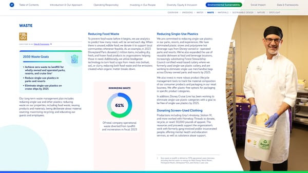 Disney 2023 Sustainability & Social Impact Report - Page 47