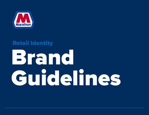 Marathon Brand Book - Page 1