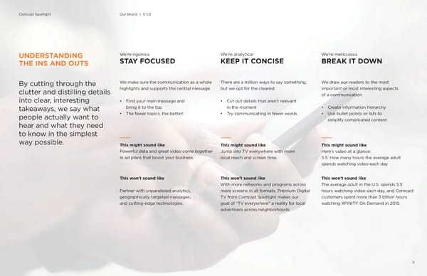 Comcast Brand Book - Page 9