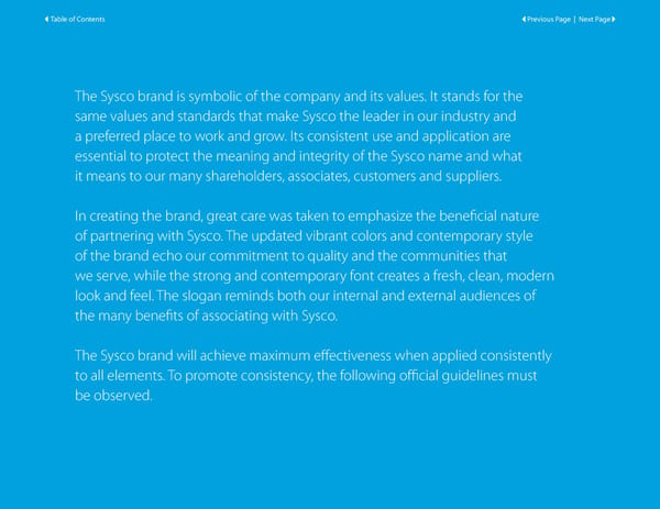 Sysco Brand Book - Page 4