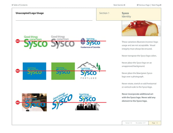 Sysco Brand Book - Page 12