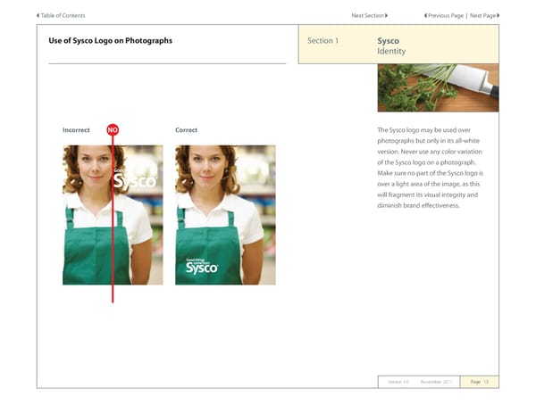 Sysco Brand Book - Page 13