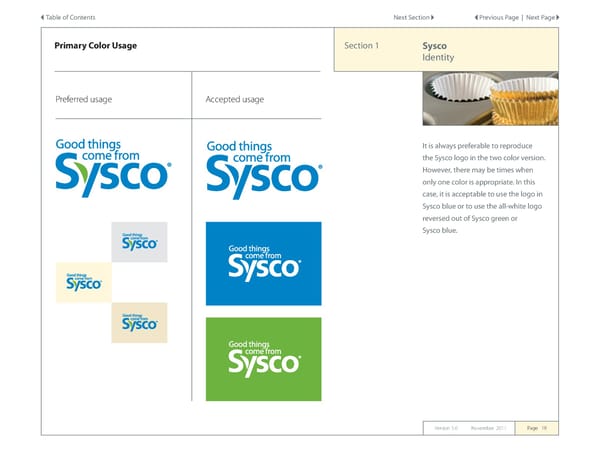 Sysco Brand Book - Page 19