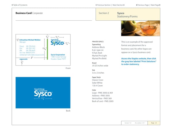 Sysco Brand Book - Page 25