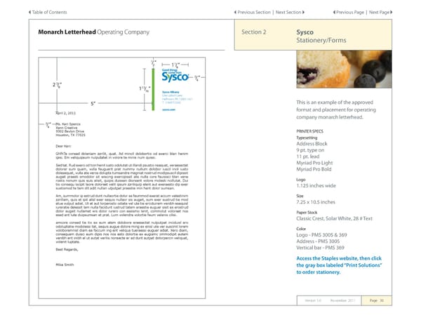 Sysco Brand Book - Page 30