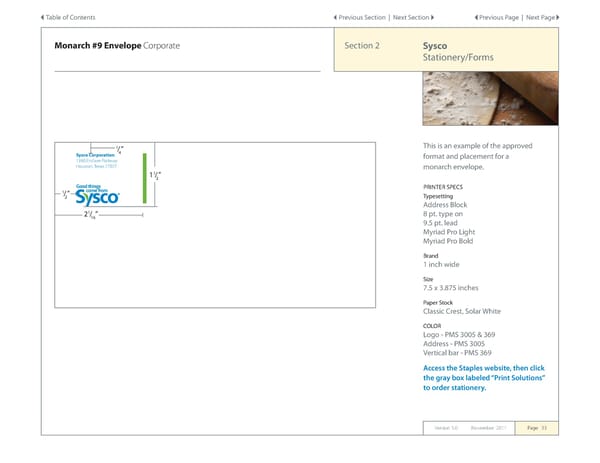 Sysco Brand Book - Page 33