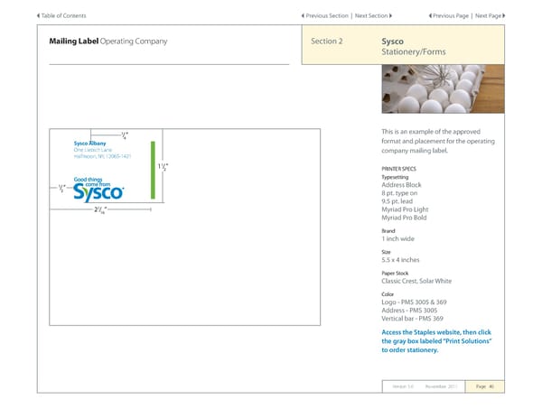Sysco Brand Book - Page 40