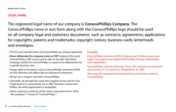 ConocoPhillips Brand Book - Page 22