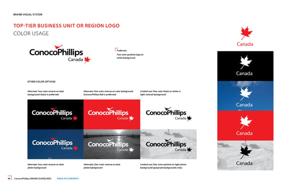 ConocoPhillips Brand Book - Page 40