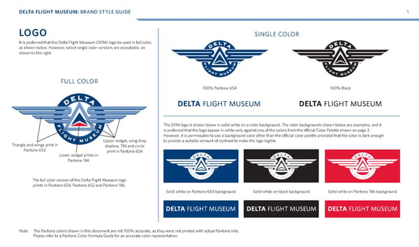 Delta Flight Museum Brand Book - Page 3