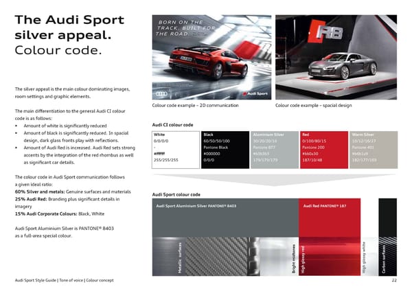 Audi Sport Brand Book - Page 22