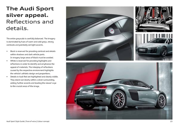 Audi Sport Brand Book - Page 23