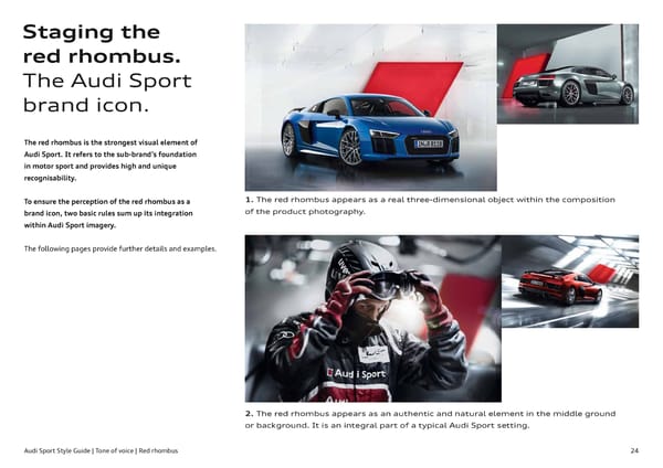 Audi Sport Brand Book - Page 24