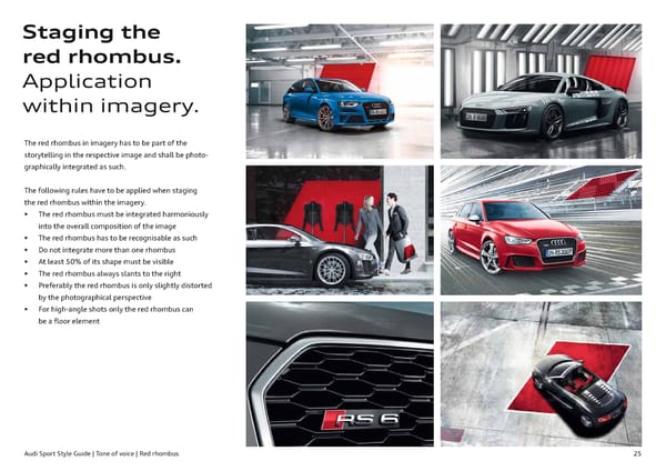 Audi Sport Brand Book - Page 25