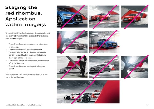 Audi Sport Brand Book - Page 26