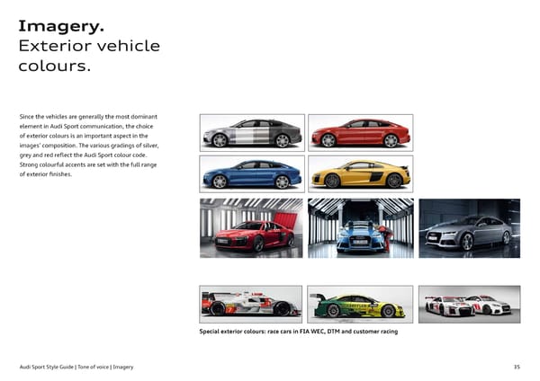 Audi Sport Brand Book - Page 35