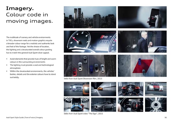 Audi Sport Brand Book - Page 36