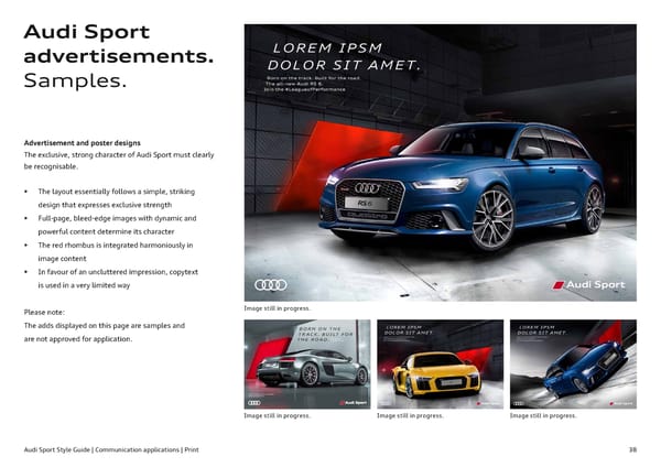 Audi Sport Brand Book - Page 38