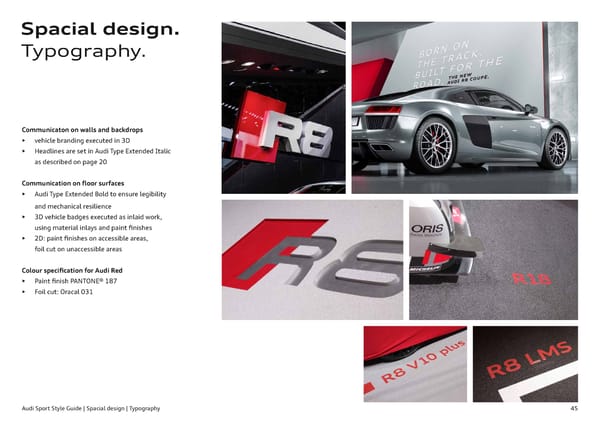 Audi Sport Brand Book - Page 45