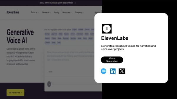 ElevenLabs - Generative Voice AI - Page 1