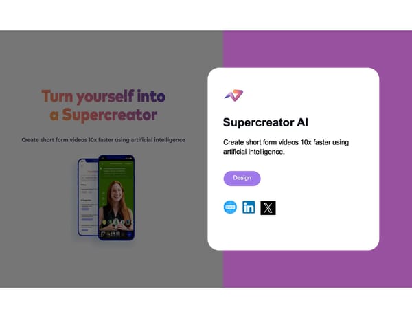 Supercreator AI - Page 1