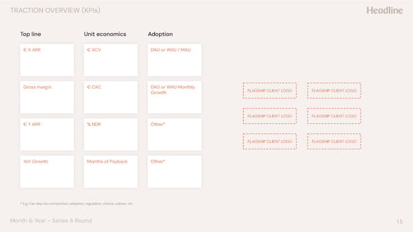 Series A Pitch Deck Template - Page 15