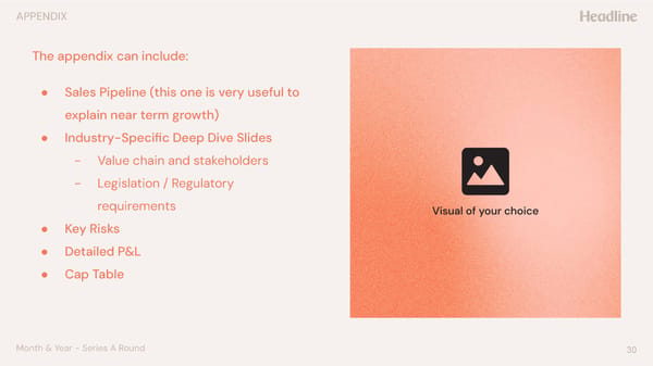 Series A Pitch Deck Template - Page 30