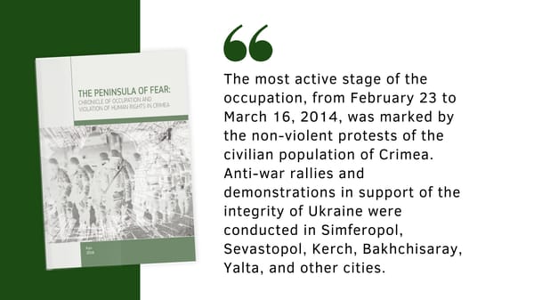 The Peninsula of Fear: Chronicle of Occupation and Violation of Human Rights in Crimea - Page 2