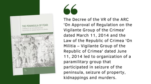 The Peninsula of Fear: Chronicle of Occupation and Violation of Human Rights in Crimea - Page 10