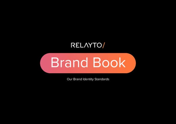 RELAYTO Brand Book - Page 1